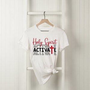 HOLY SPIRIT ACTIVATE GRAPHIC TEE
